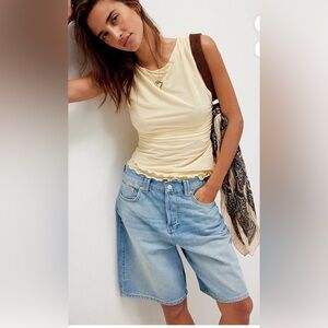 We The Free Montana Shorts in Cowgirl Blues